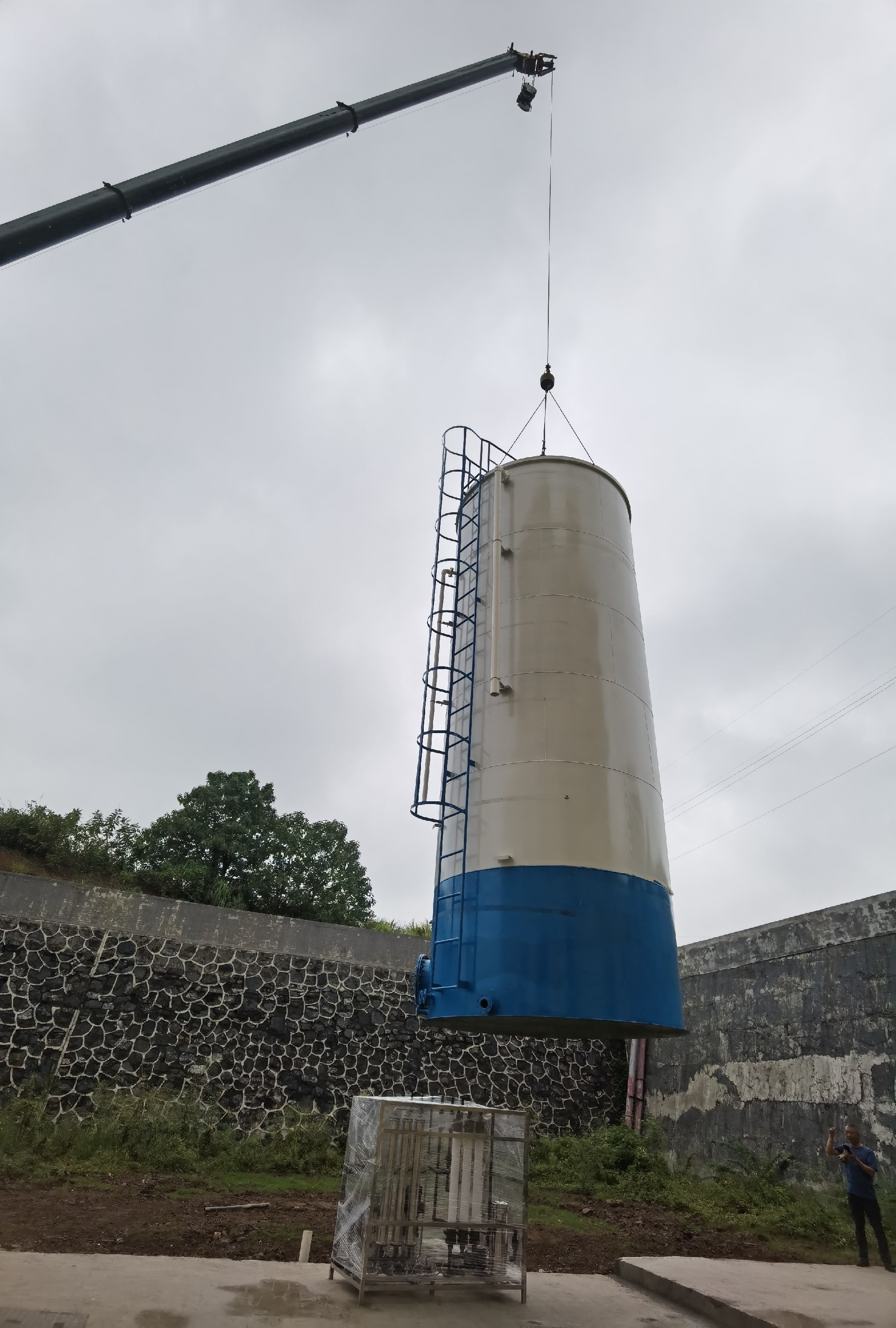 垃圾中轉站滲濾液污水處理 一體化污水處理設備厭氧塔氣浮機設備